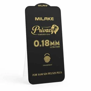 MILAKE Privacy Tempered Glass for Galaxy S24 Plus and S25 Plus ـ Vira Janebi